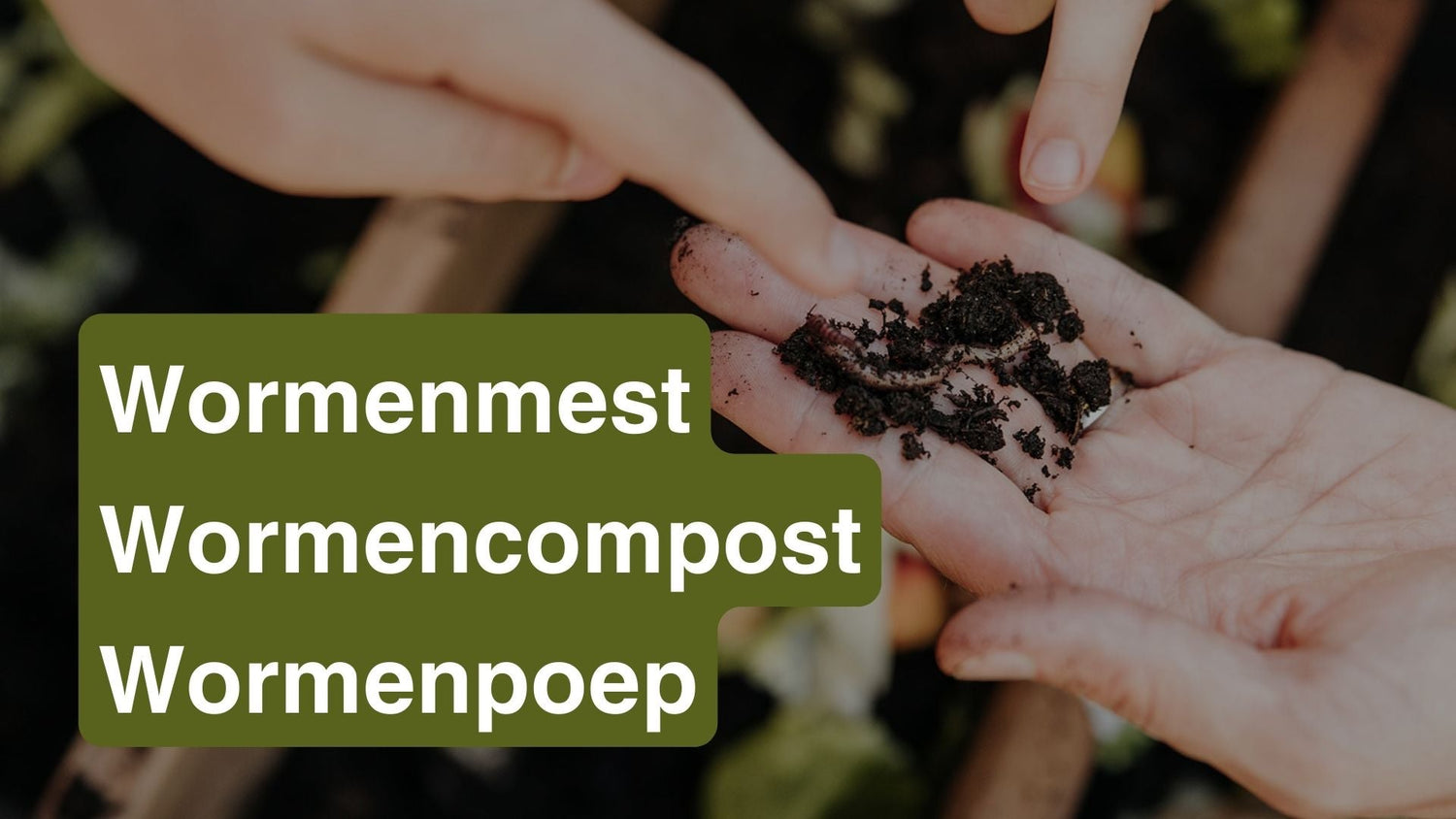 Wormenmest, Wormencompost en Wormenpoep